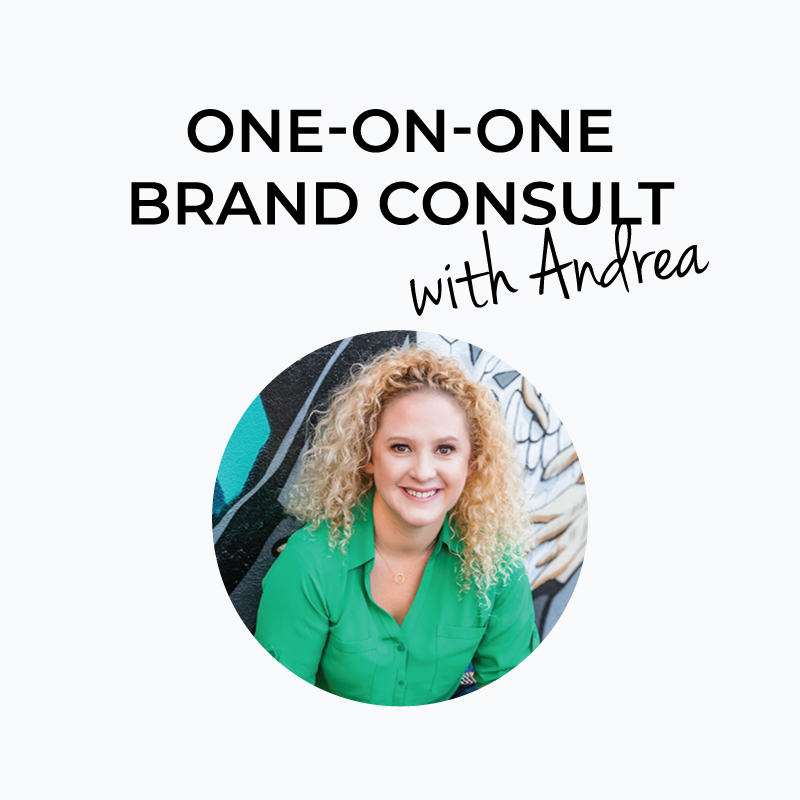 One Hour Brand Consultation with Andrea